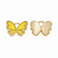 Підвіска метал. Метелик жовтий, 13х10 мм, Золото, 1 шт (POD-054735)