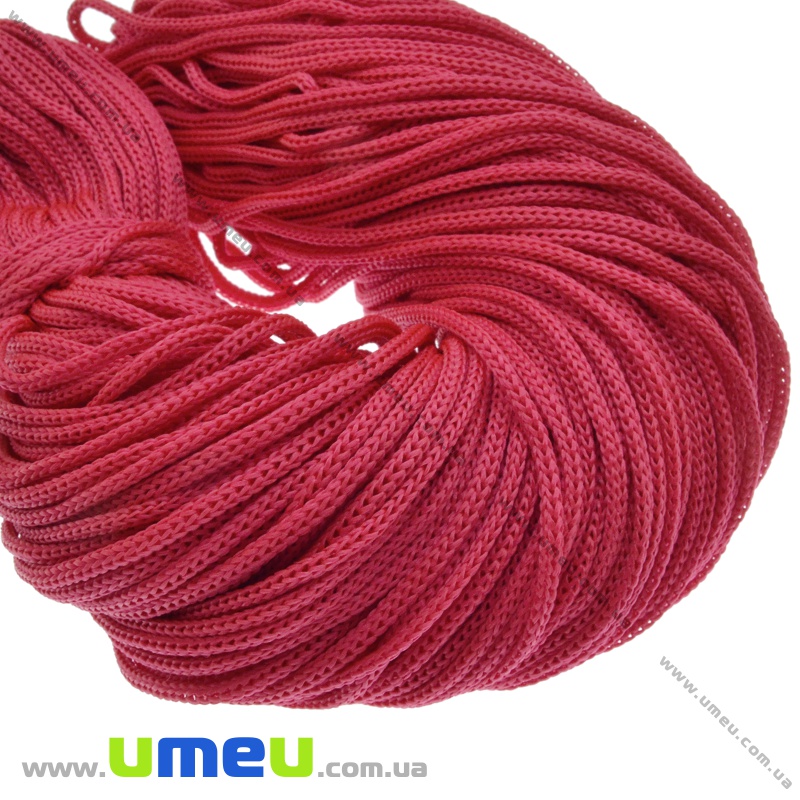 Полипропиленовый шнур, 3 мм, Красный (LEN-010586)