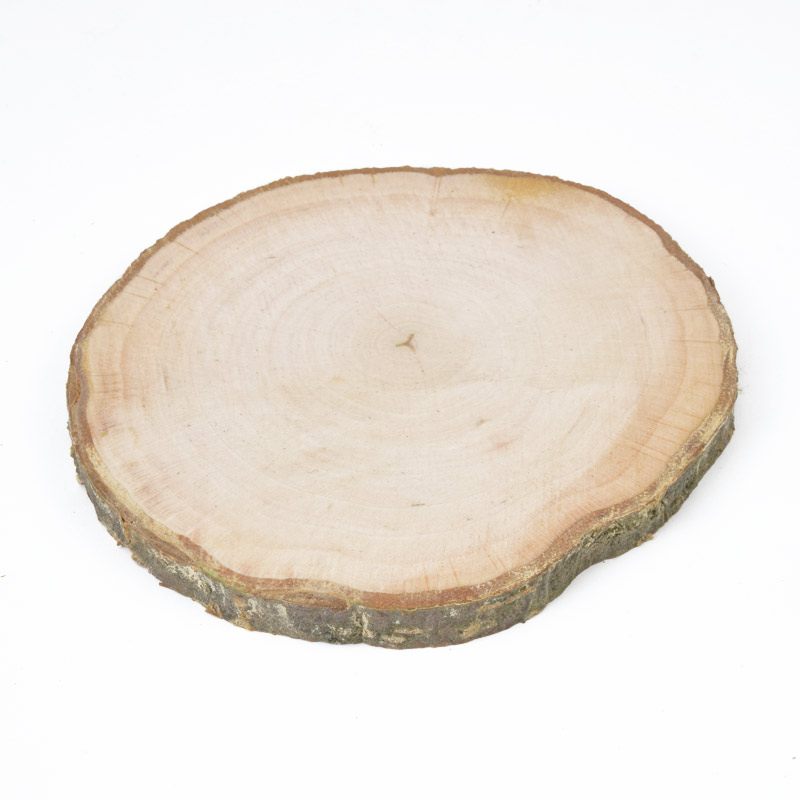 Срез деревянный с корой 110-125 мм, Круглый, Ольха (BUS-058364)