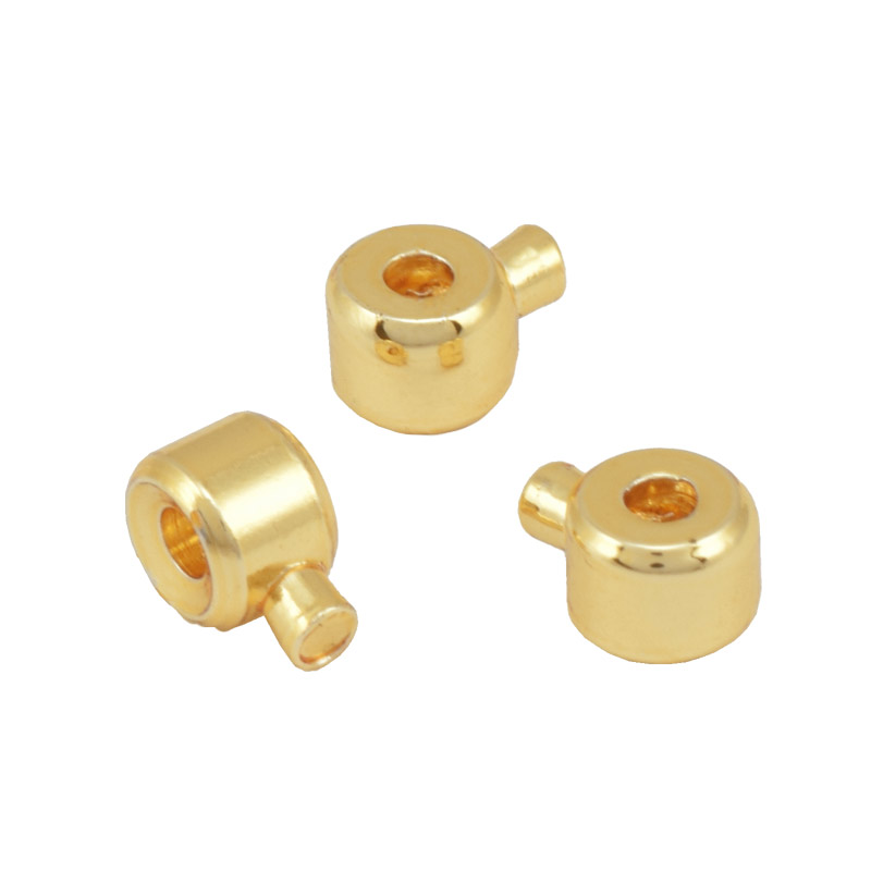 Стопер One Touch затискний, 3,2 х2,6 мм, Покриття 18 kt (BUS-056207)