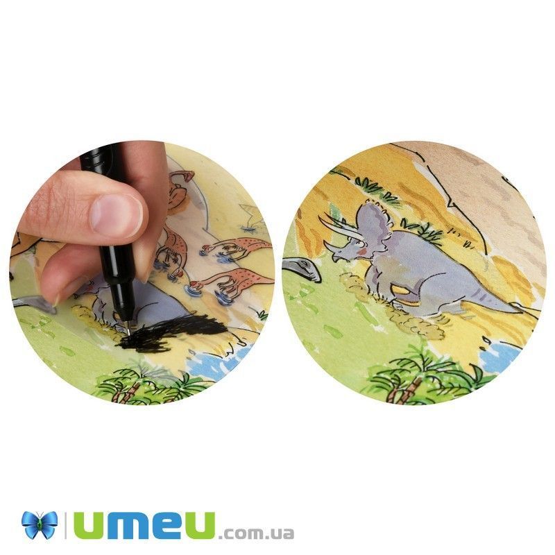 Набір перевідних наклейок Scribble Down з онлайн додатком Динозаври (DIF-043420)