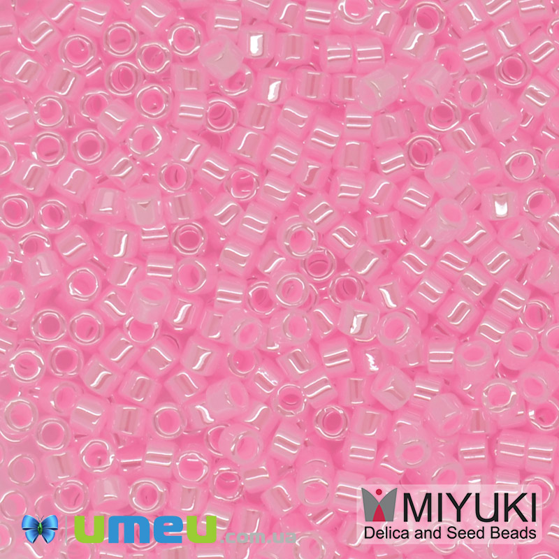 Бисер японский Miyuki Delica 11/0 DB244, Розовый (BIS-045253)