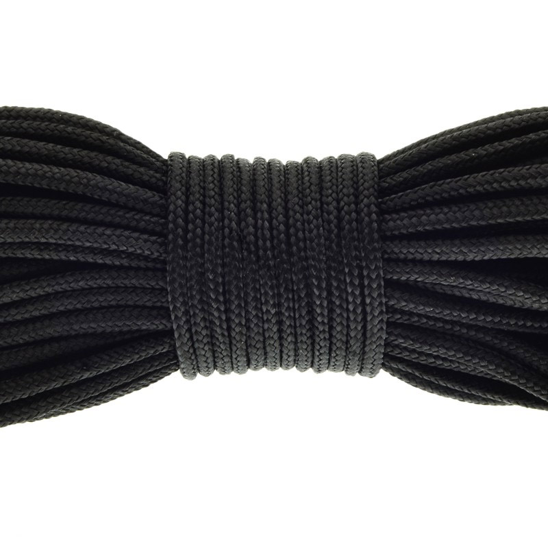 Шнур мінікорд 2 мм, Чорний (LEN-020458)