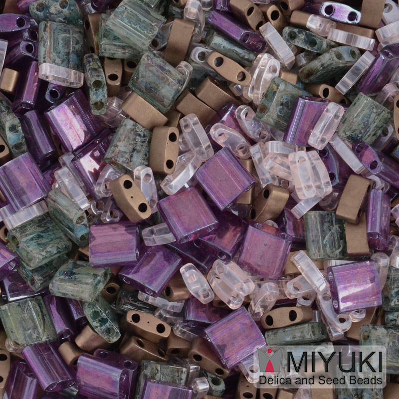 Бисер японский Miyuki TILA №mix22, Разноцветный (BIS-053260)