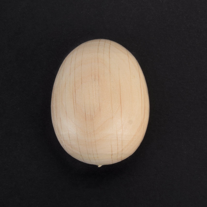 Яйце дерев'яне, 40х35 мм, Смерека (DEC-057726)