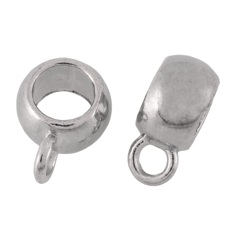 Бейл, 10,5х7,5х5 мм, Темное серебро (OSN-055879)