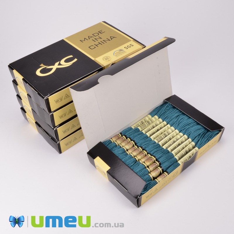 Мулине CXC 3809 Бирюзовый, оч.т. (CXC-050435)