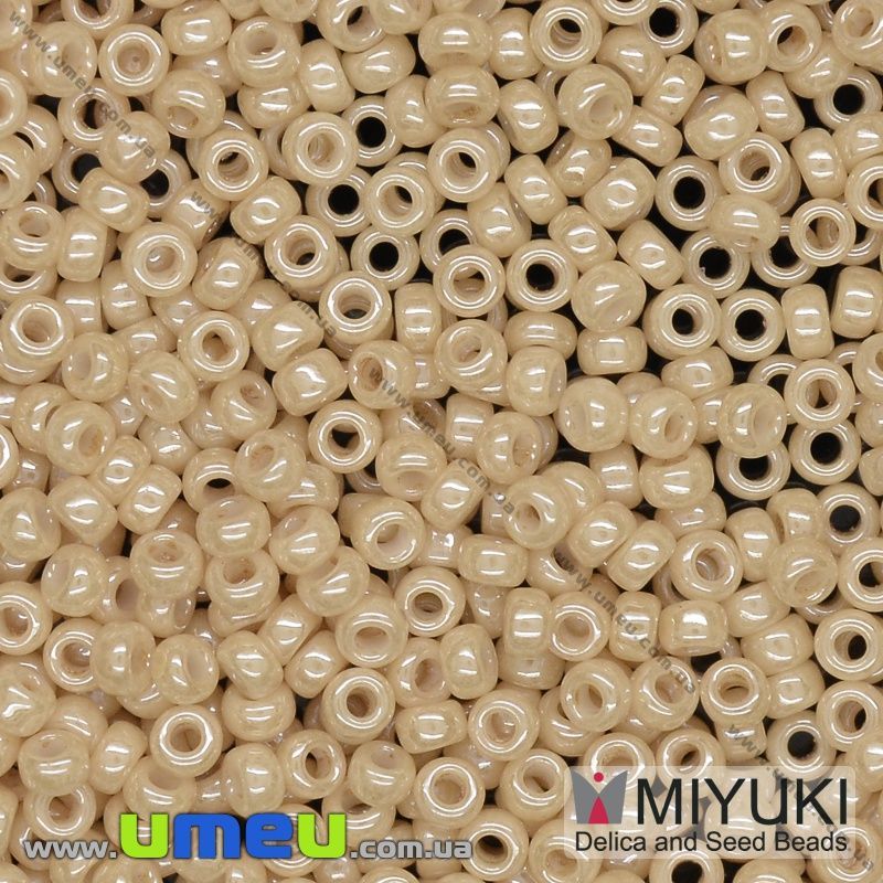 Бісер японський Miyuki круглий RR 8/0 №593, Бежевий (BIS-045971)