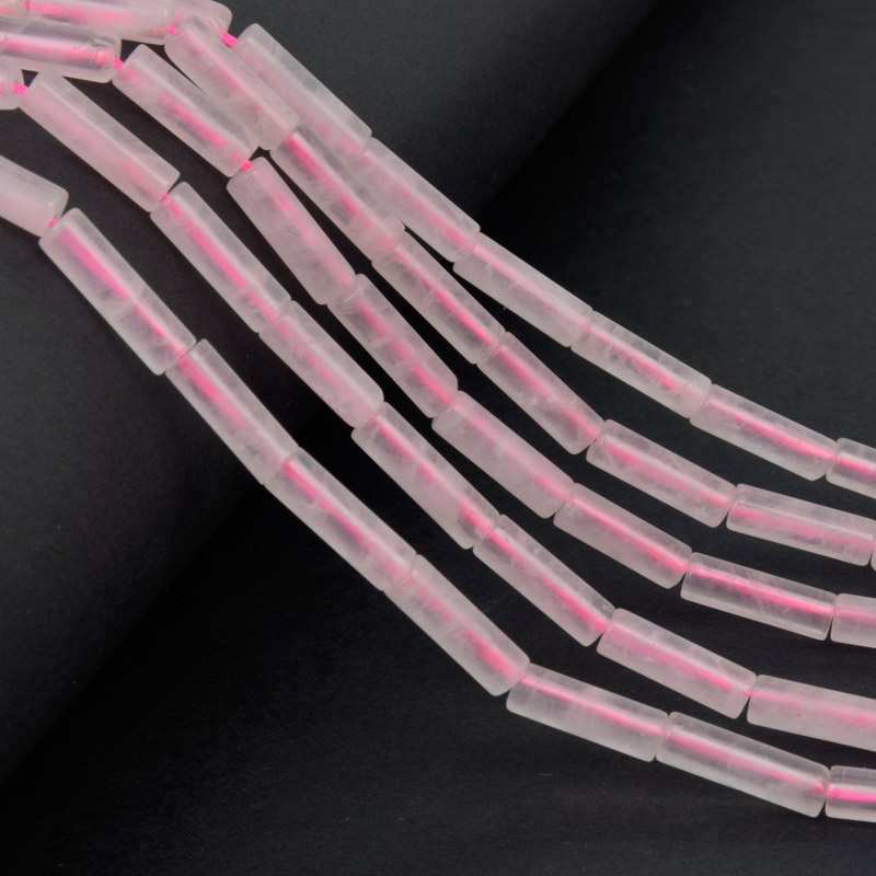 Бусины Кварц розовый, Натур. камень, 13-14 мм, Боченок (BUS-058152)