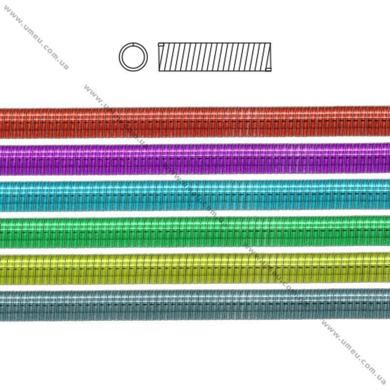 Канітель м'яка 1 мм, Червона матова (KNT-051250)