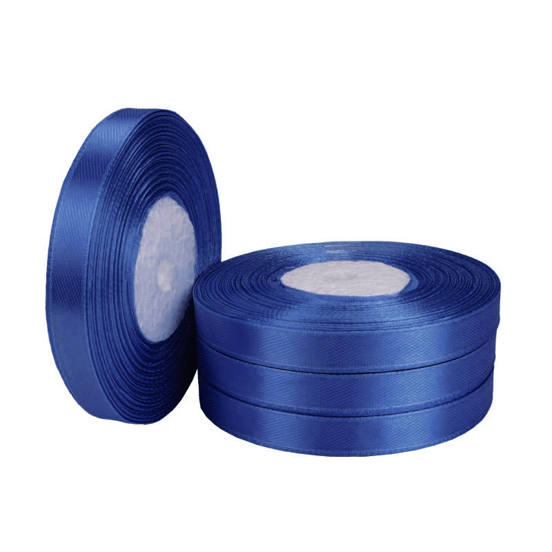 Атласна стрічка, 10 мм, Синя (LEN-057035)