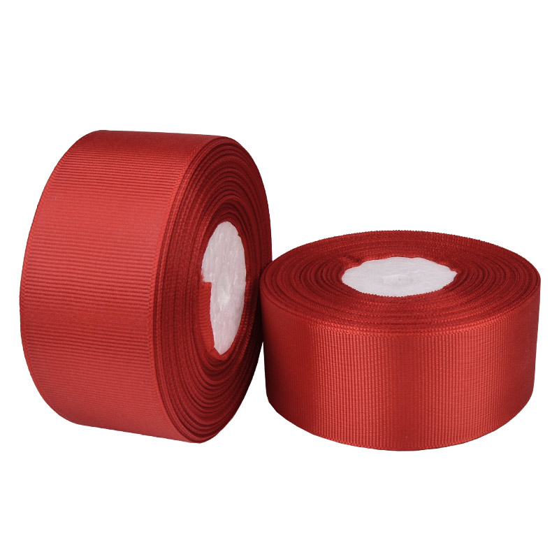 Репсова стрічка, 40 мм, Червона (LEN-054872)