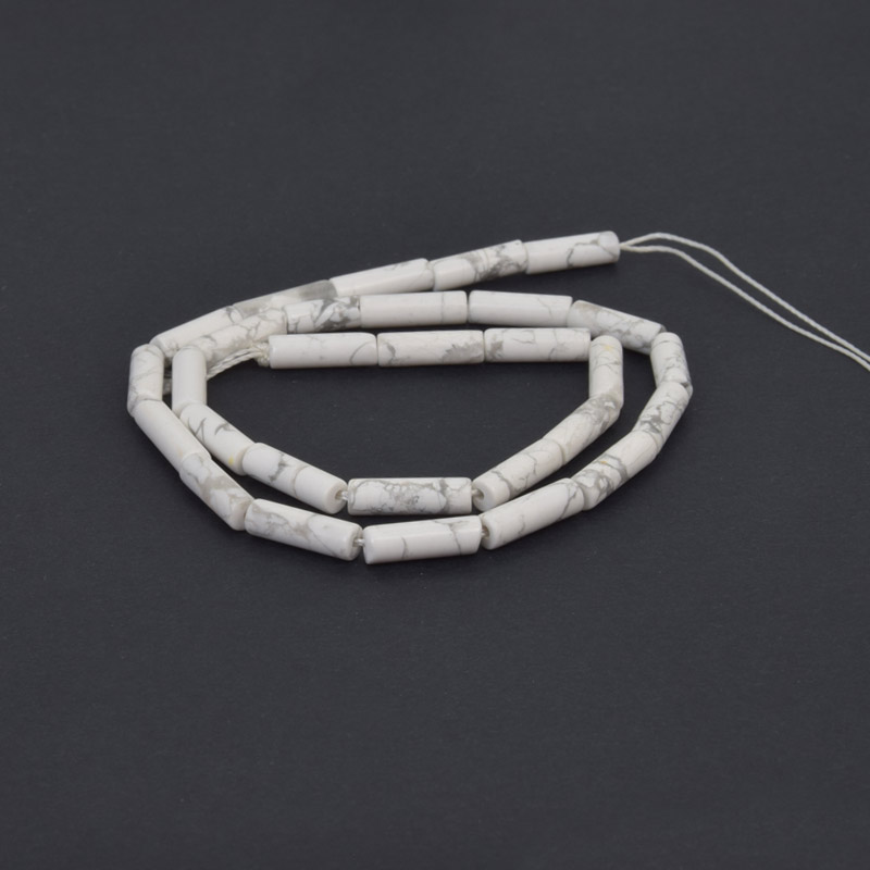 Намистини Говліт, Натур. камінь, 13-14 мм, Боченок (BUS-058155)