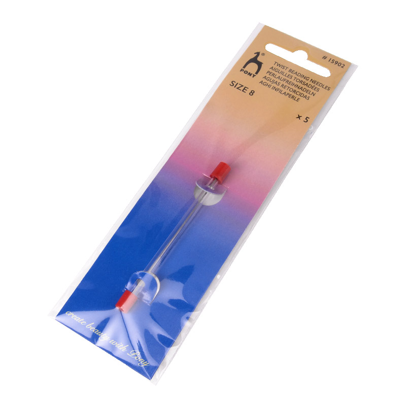 Набір голок PONY для мікробісеру, 5 шт (UPK-055957)