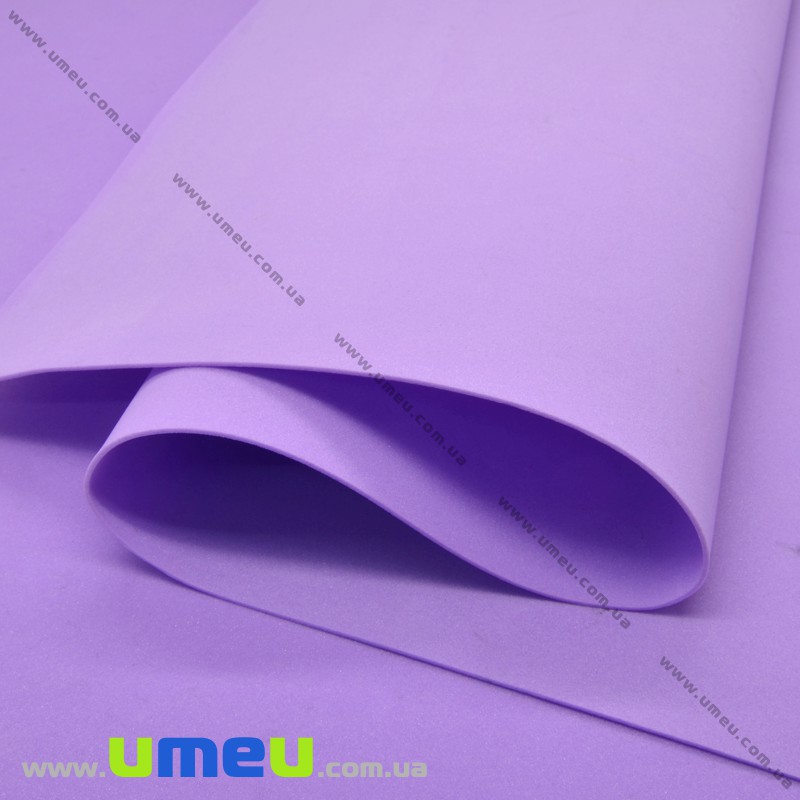 Фоамиран зефирный (Китай), 50х50 см, Сиреневый (FOM-033770)