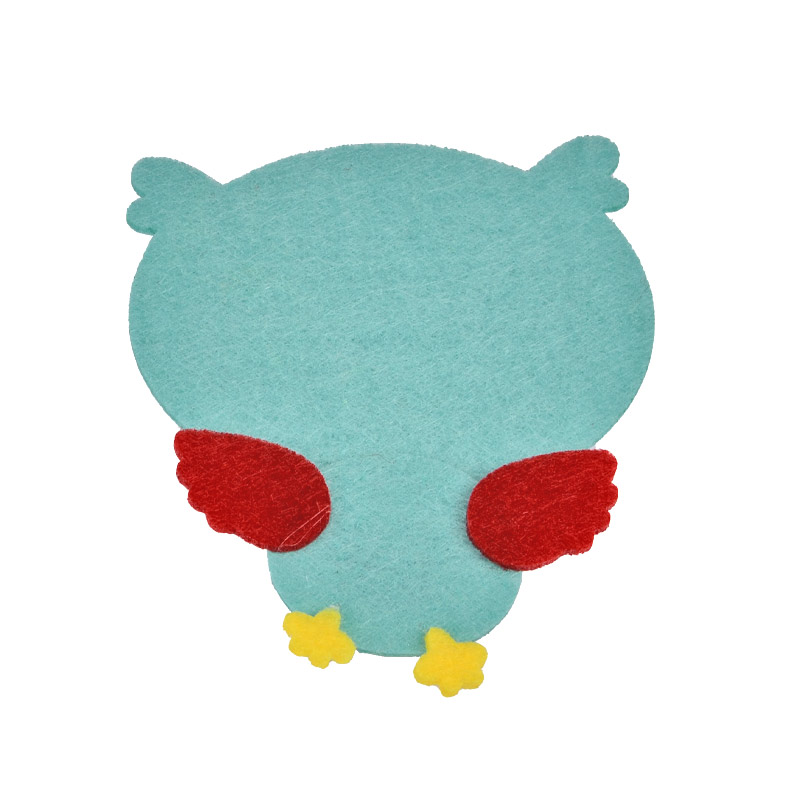 Декоративное изделие из фетра Совёнок с сердечком, 10х8,5 см (FLT-056543)