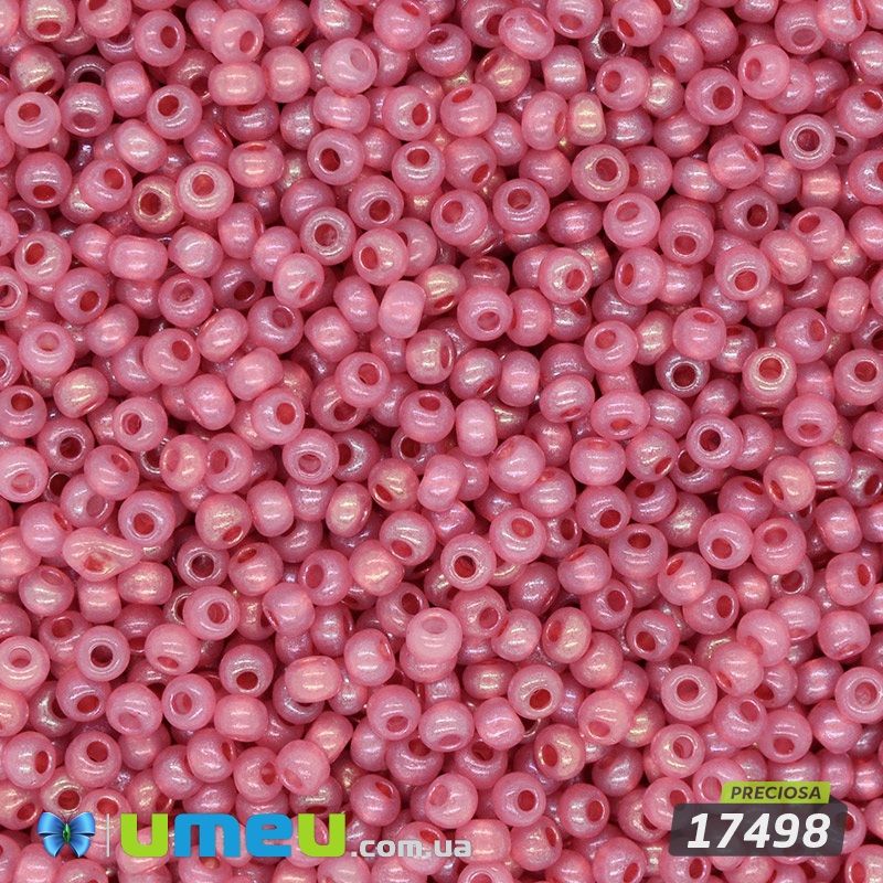 Бісер чеський №789/17486, Салатовий АВ, 10/0 (BIS-043899)