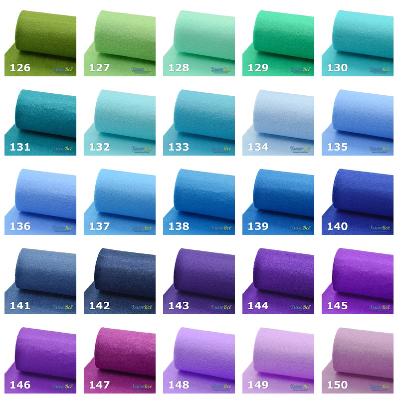 Фетр 1 мм, 30х30 см, 190 Серый (FLT-011478)