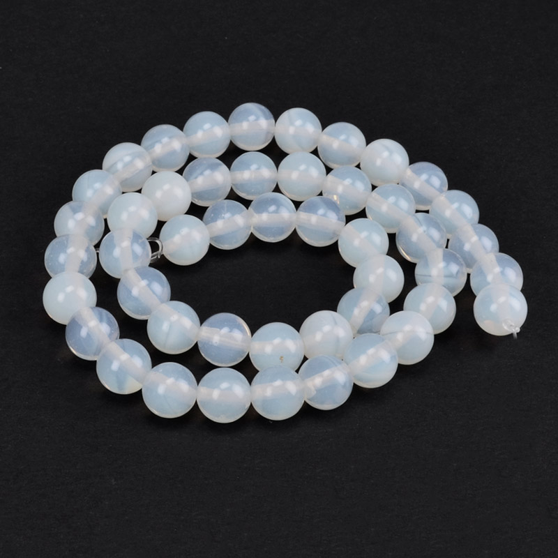 Намистини Опаліт, Синт. камінь, 8 мм, Круглі (BUS-051669)