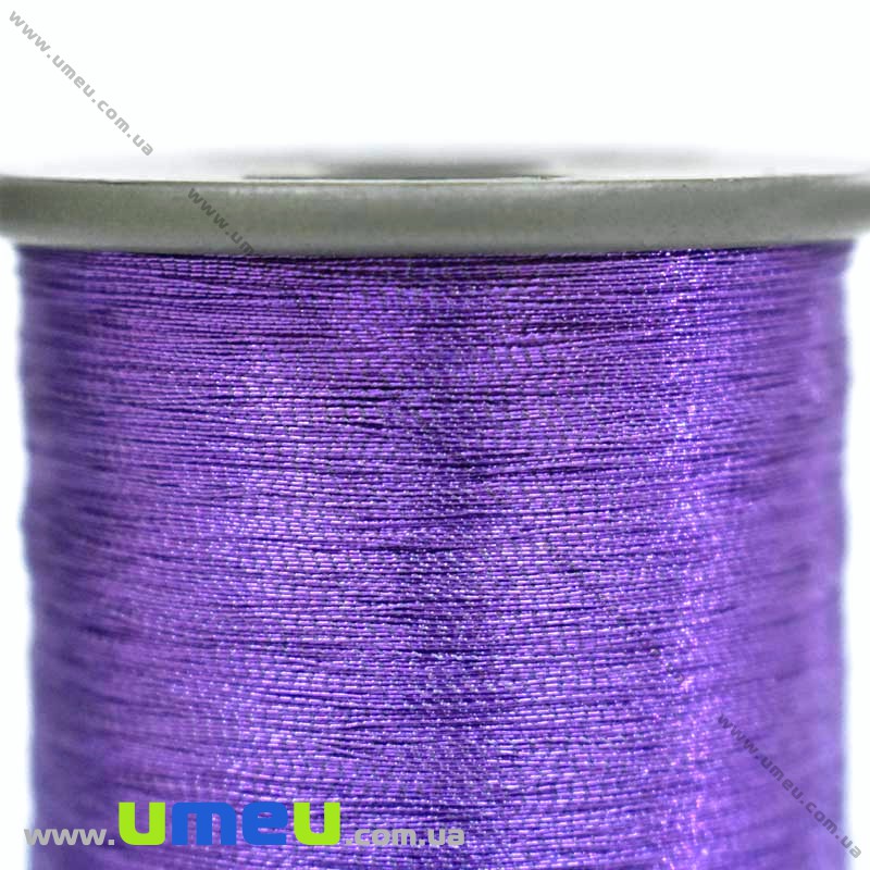 Нить металлизированная 0,1 мм, Фиолетовая (KNT-028181)