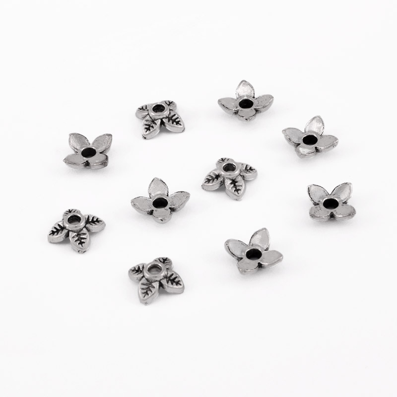 Обниматели, 6х6 мм, Античное серебро (OBN-055934)