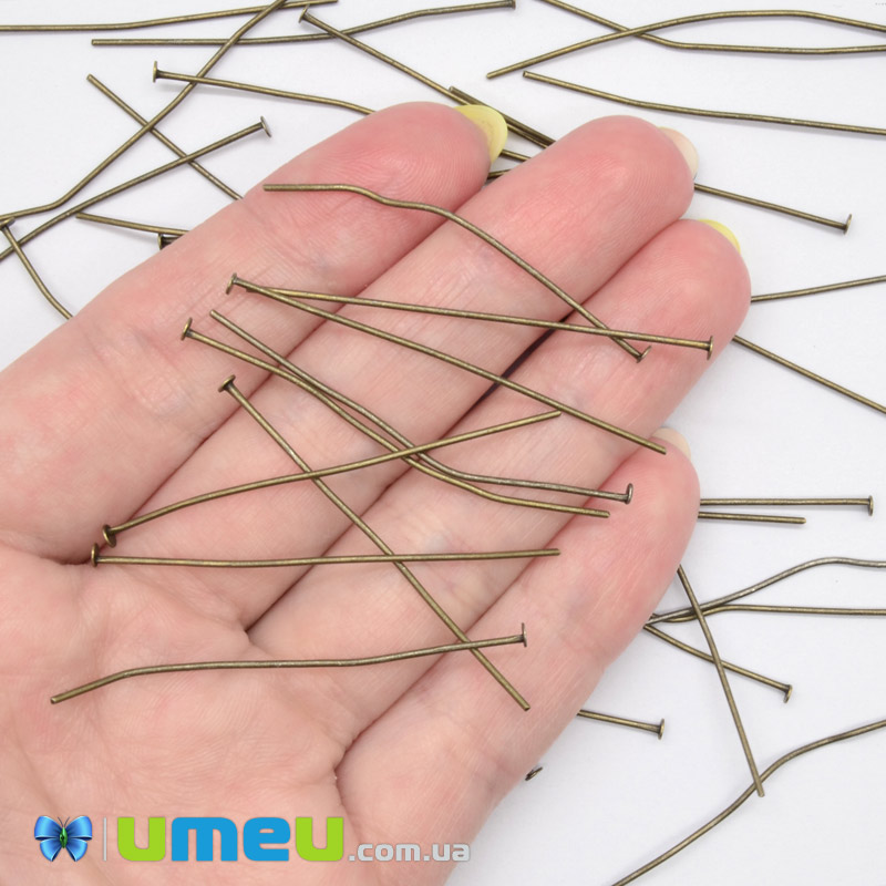 Гвоздики, Античная бронза, 4,5 см, 0,7 мм (PIN-009140)