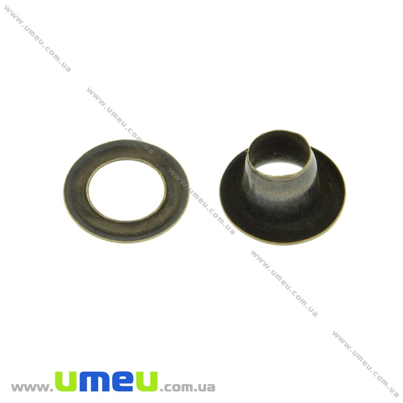 Люверси металеві, 10 мм, Антична бронза (SEW-024071)