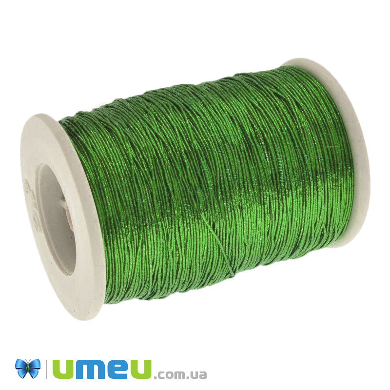 Нитки металізовані 0,5 мм, салатовий (KNT-040724)