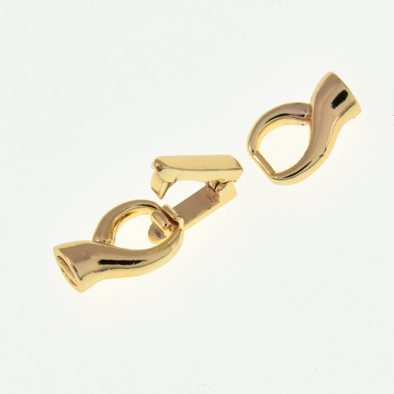 Застёжка, 25х7 мм, Латунь с покрытием 18 kt (ZAM-060868)