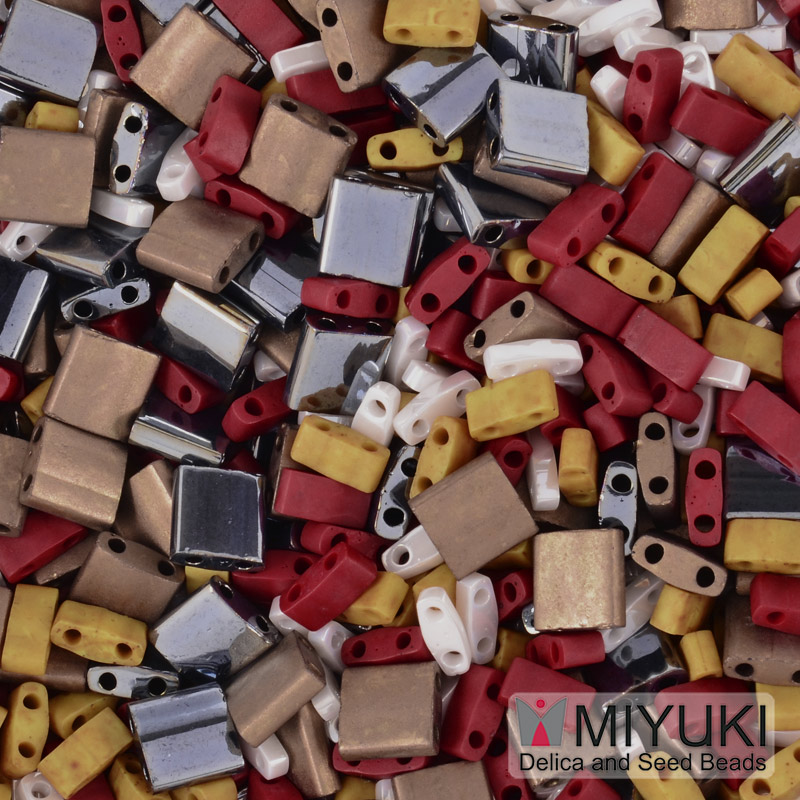 Бисер японский Miyuki TILA №mix02, Разноцветный (BIS-053258)