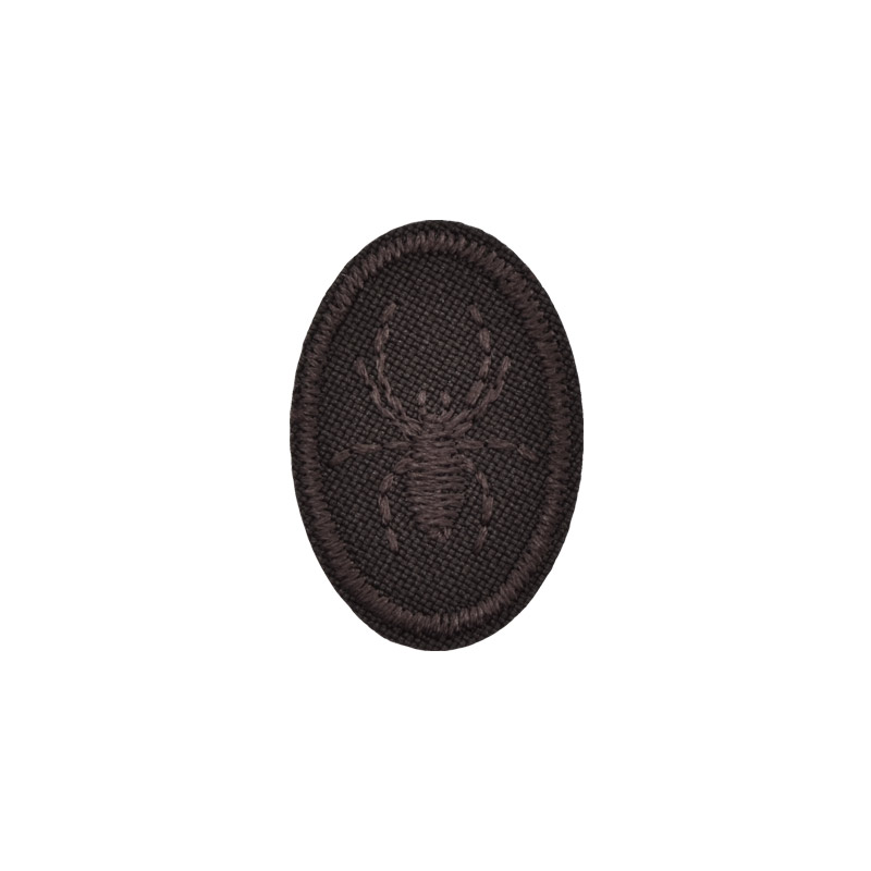 Термоаппликация Паук, 3х2 см, Коричневая (APL-053387)