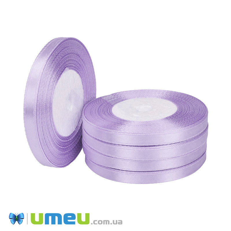 Атласна стрічка, 6 мм, Бузкова (LEN-051004)