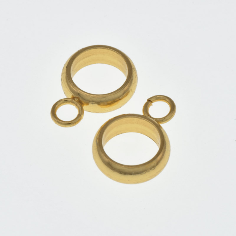 Бейл з нержавіючої сталі, 10х7х2,5 мм, Золото (STL-058436)