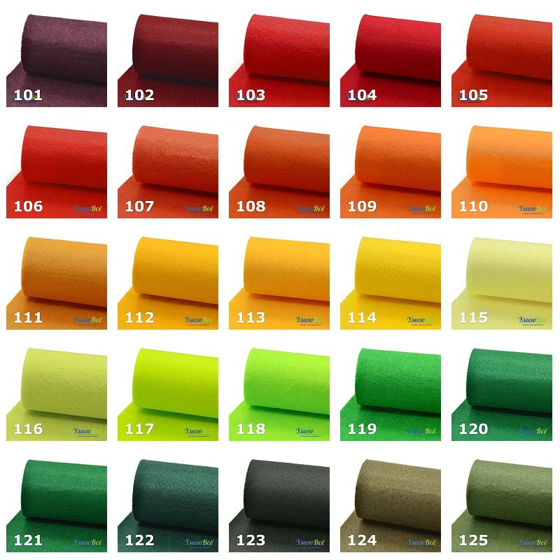 Фетр 1 мм, 30х30 см, 132 Голубой бледный (FLT-011304)