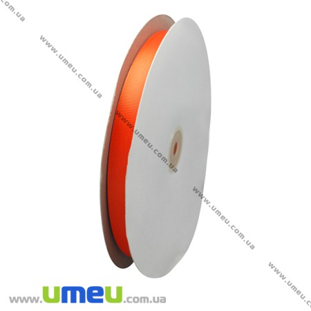 Репсова стрічка, 6 мм, Помаранчева (LEN-007184)