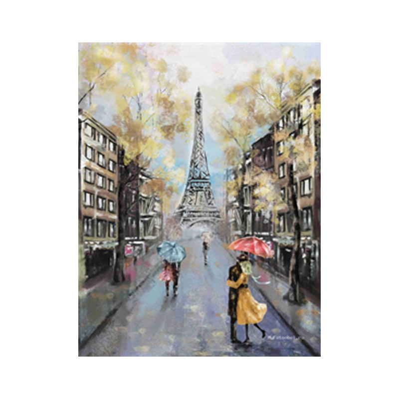 Набір алмазного живопису на підрамнику 30х40 см, Під небом Парижу (SXM-052388)
