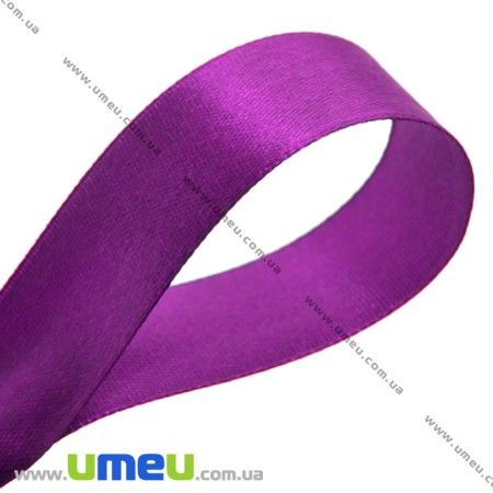 Атласна стрічка, 25 мм, Фіолетова (LEN-017591)