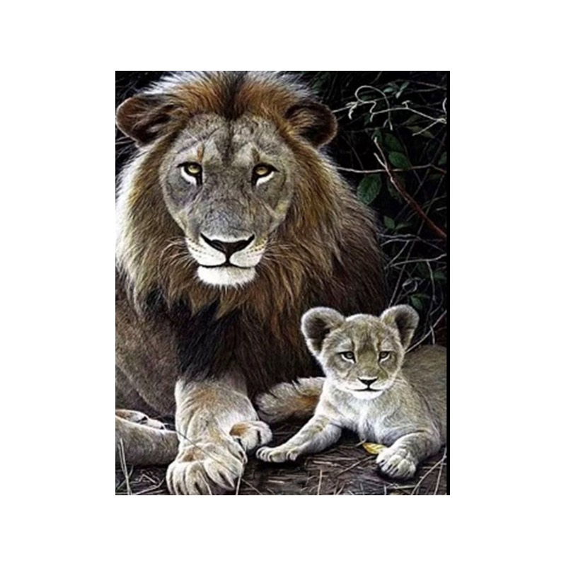 Набір алмазного живопису на підрамнику 30х40 см, Тато і Я (SXM-052394)