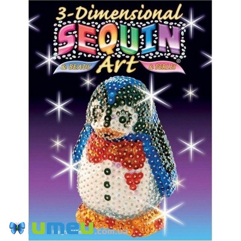 Набор для творчества Sequin Art 3D Пингвин (DIF-043478)