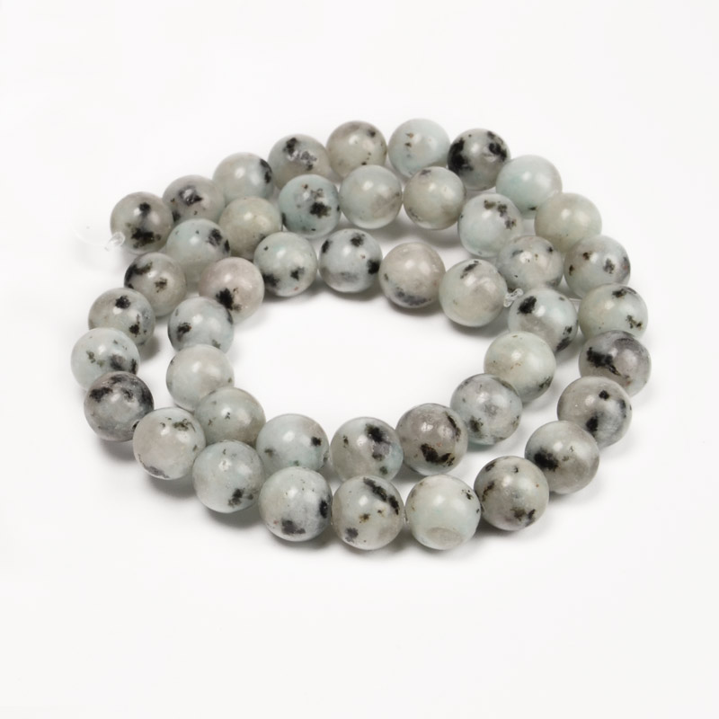 Намистини Яшма лотоса, Натур. камінь, 8,5 мм, Круглі (BUS-053963)