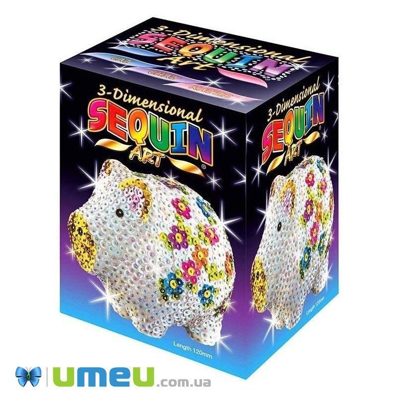 Набор для творчества Sequin Art 3D Поросенок (DIF-043477)