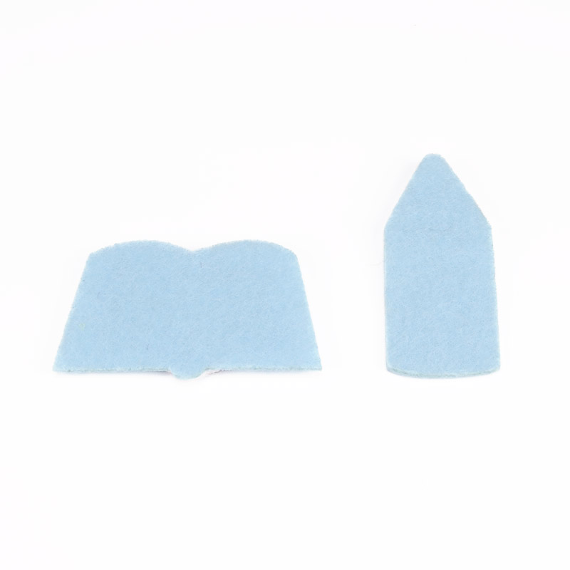 Декоративний набір із фетру "Шкільний", Блакитний (FLT-056506)