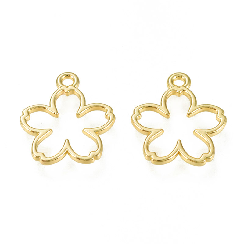Підвіска метал. Квітка, 17,5х15,5 мм, Золото (POD-053556)