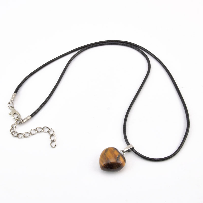 Підвіска на шнурку, Натур. камінь Тигрове око (POD-058273)