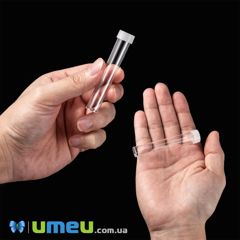 Колба пластиковая для хранения, 7,6х1,3 cм (INS-040324)