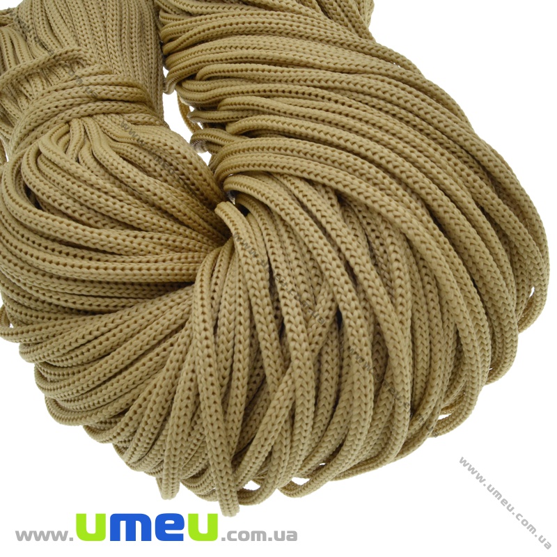 Полипропиленовый шнур, 4 мм, Бежевый (LEN-036820)