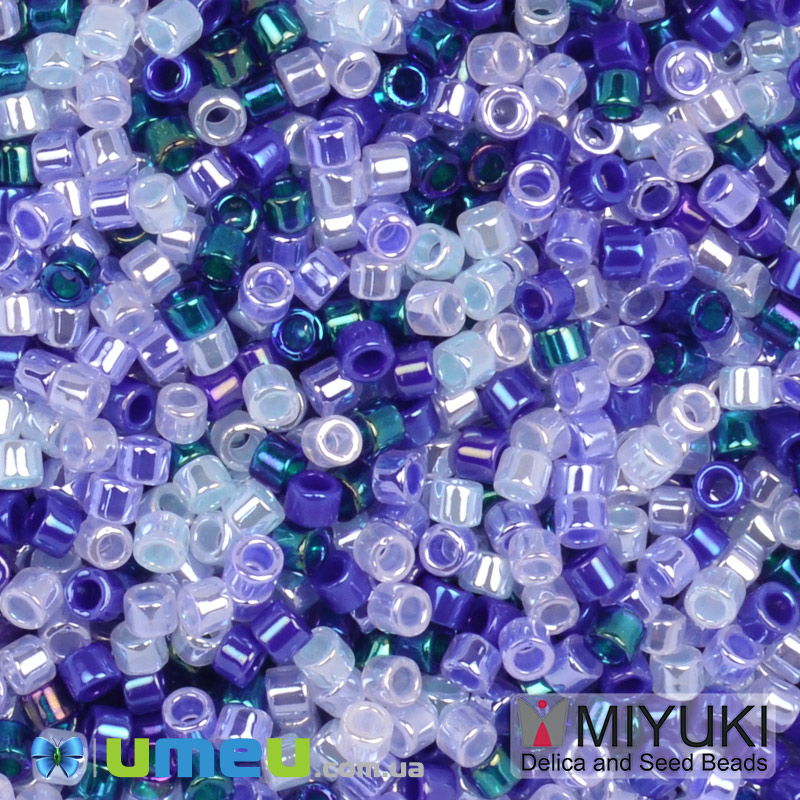 Бісер японський Miyuki Delica 11/0 DBmix06, Різнокольоровий (BIS-049691)