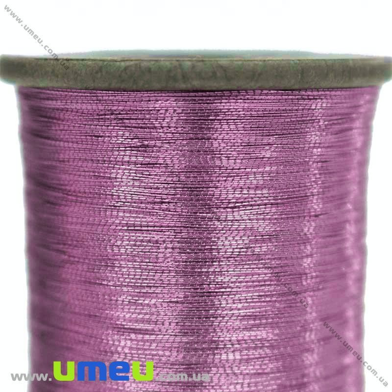 Нитки металізовані 0,1 мм, Рожева (KNT-028180)