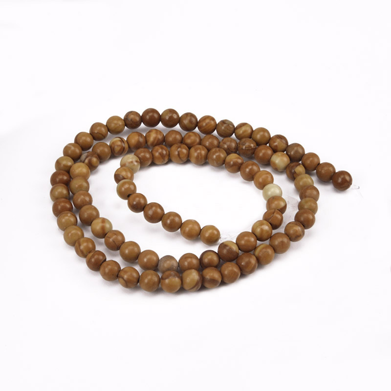 Бусины Яшма кофейная, Натур. камень, 4,5 мм, Круглые (BUS-051801)