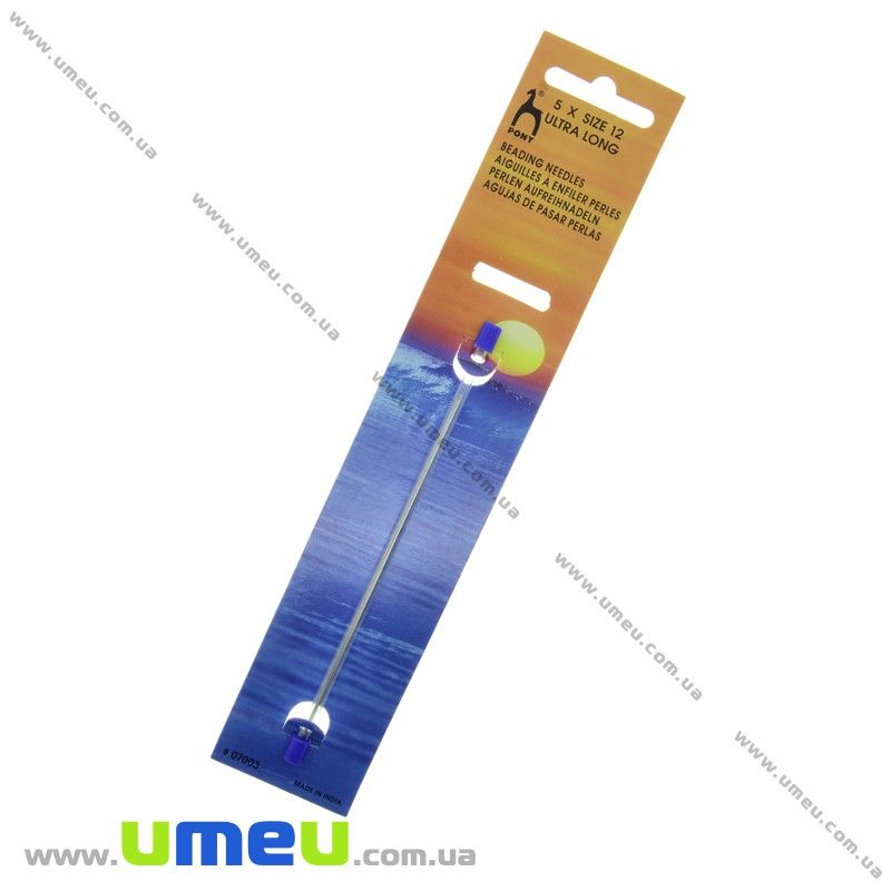 Набор иголок №12 (длинные) PONY, 5 шт (UPK-032215)
